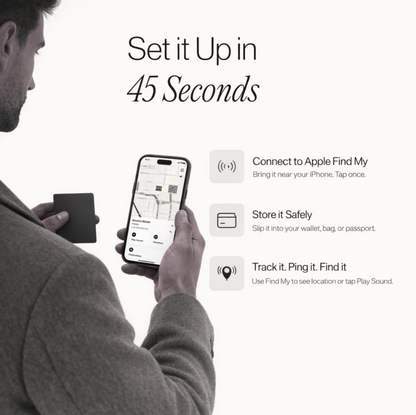 Ultra-Slim Tracking Card by TRAK